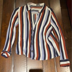 Colourful blouse from Dynamite